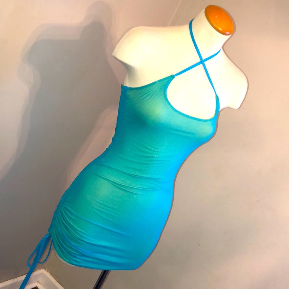 Sheer Tie up dress